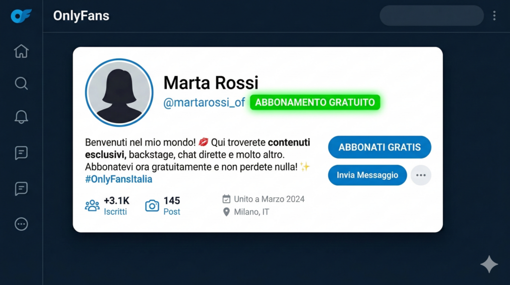 profili onlyfans italiani gratis